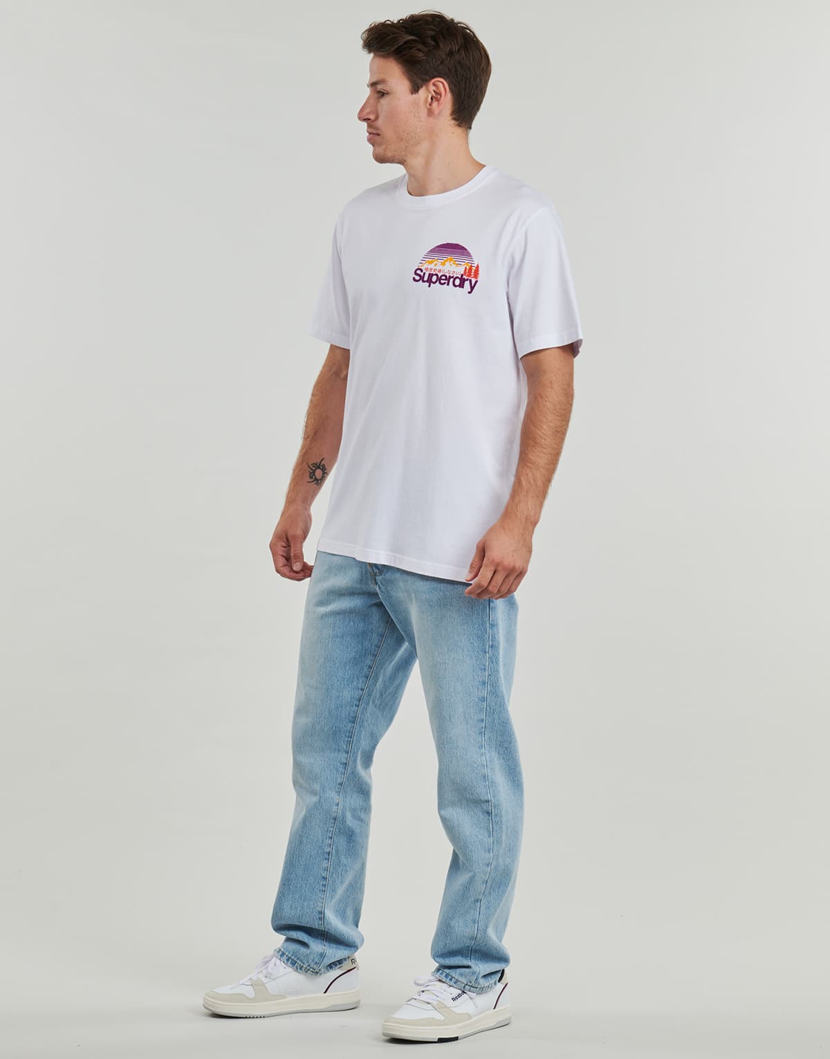 Men's T-Shirts Superdry White