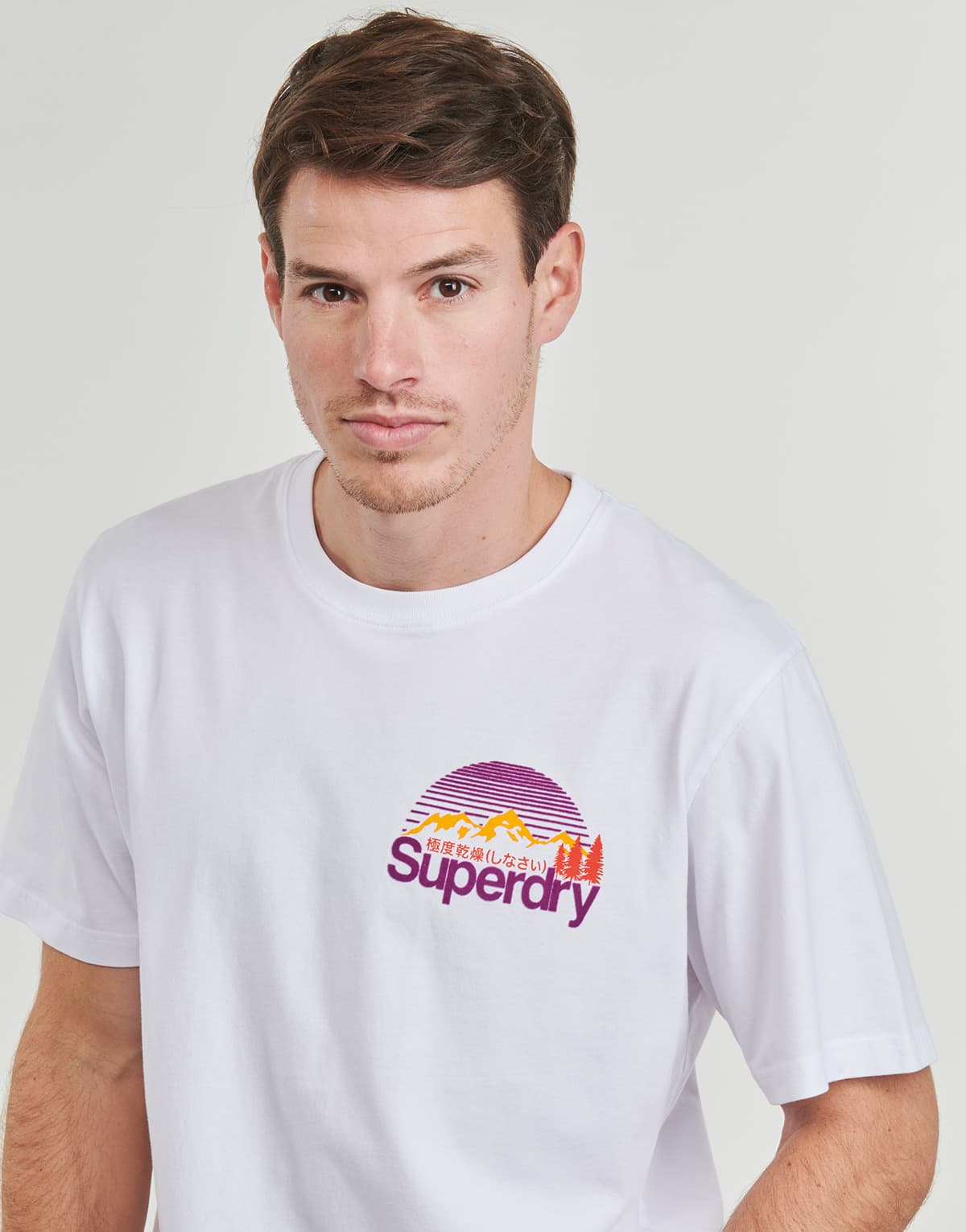 Men's T-Shirts Superdry White