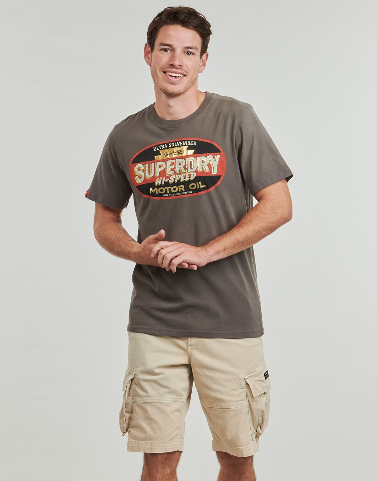Men's T-Shirts Superdry Khaki