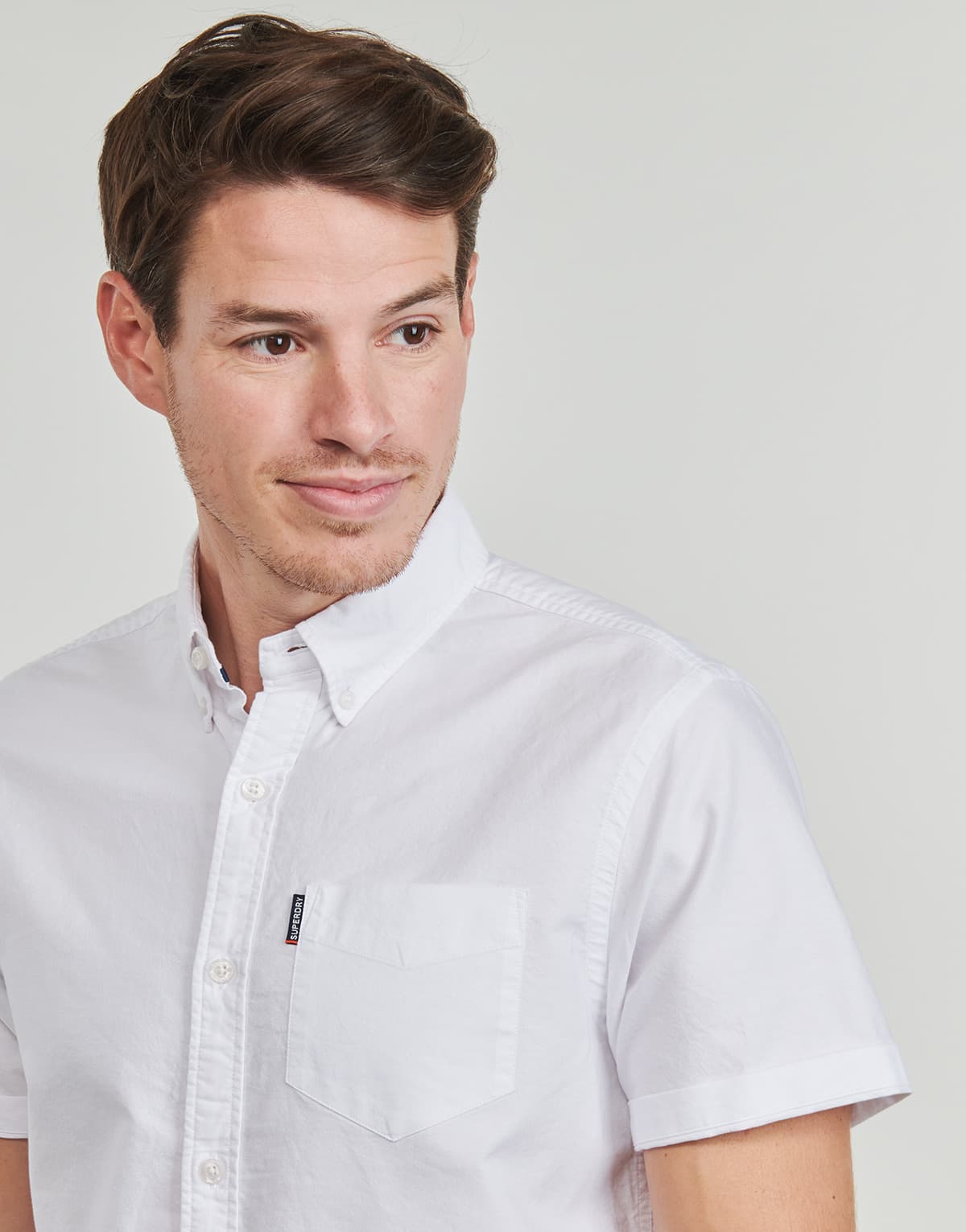 Men's Shirts Superdry White