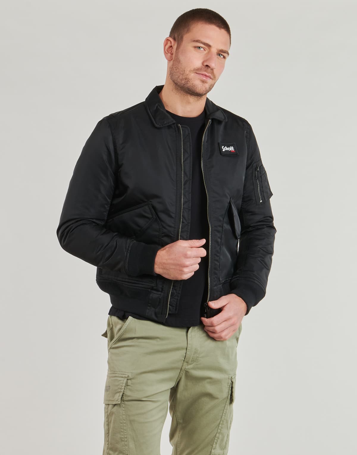 Men's Jackets Schott Black