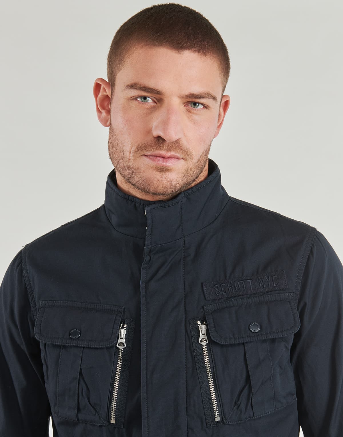 Men's Jackets Schott Blue