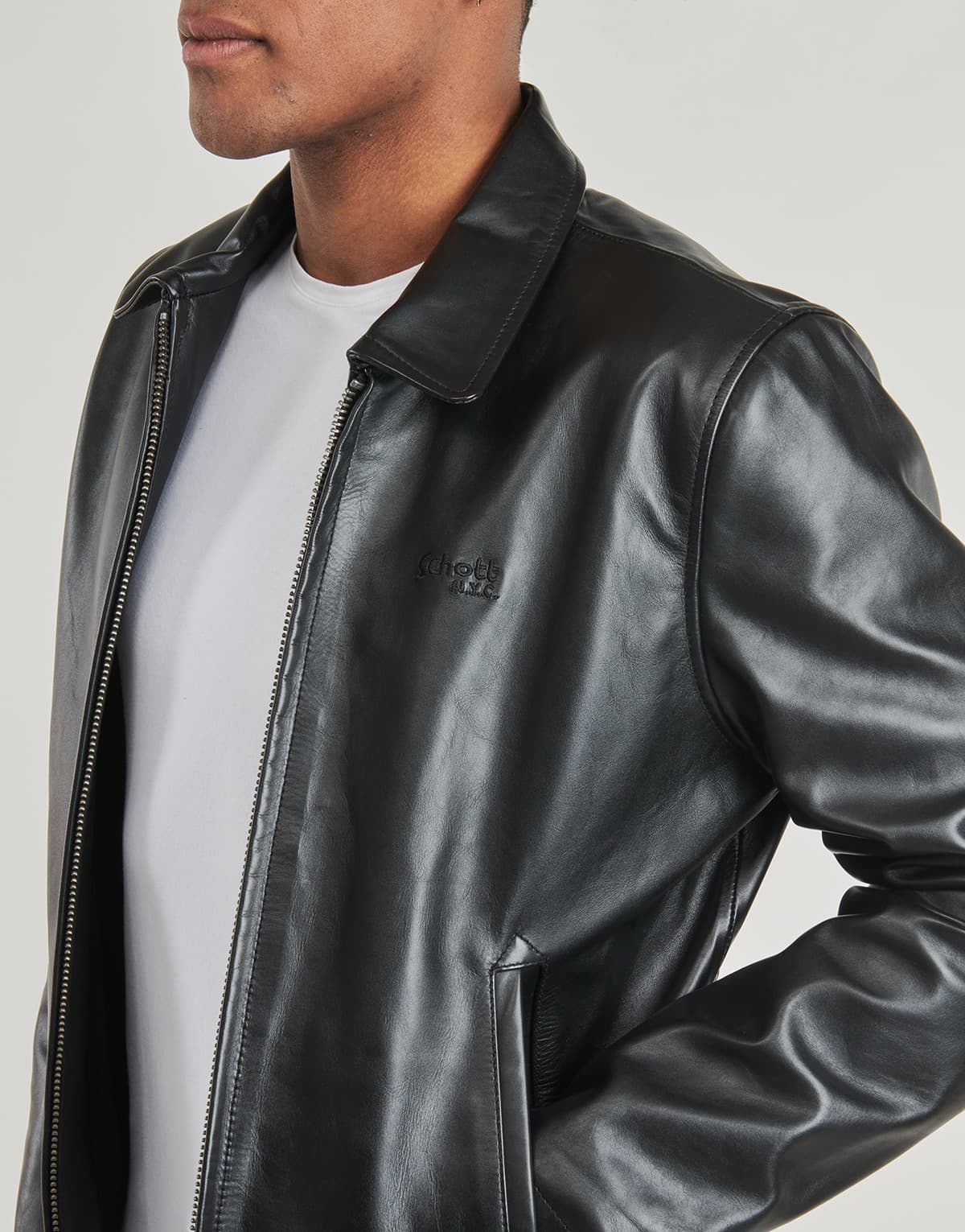 Men's Jackets Schott Black