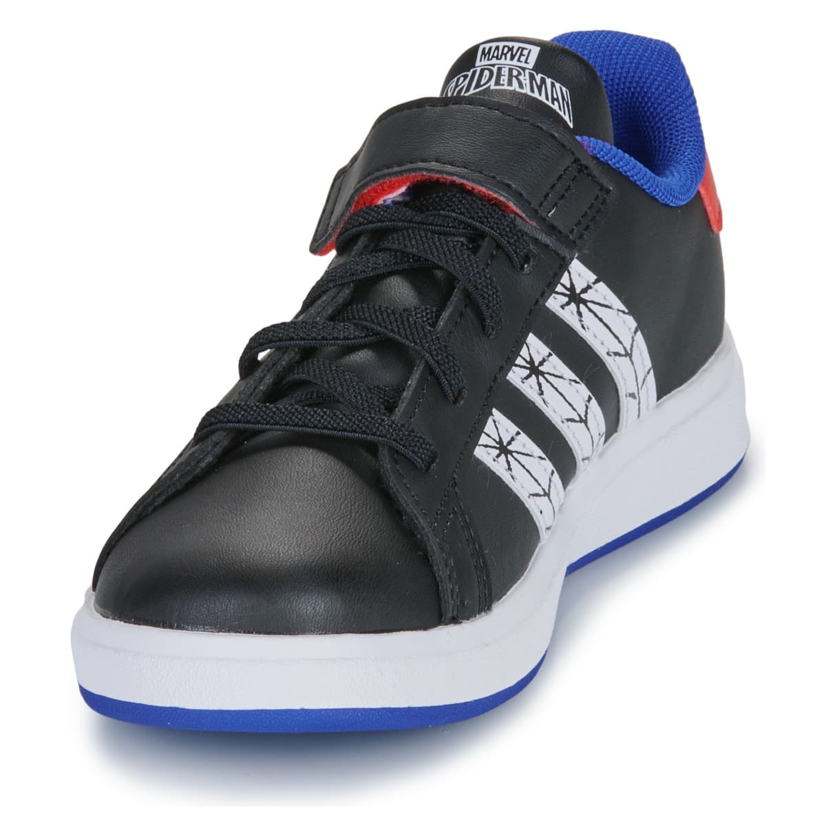 Παιδικό Αθλητικό Παπούτσι για Αγόρι Adidas Grand Court Spiderman Χρώματος Μαύρο JS0742