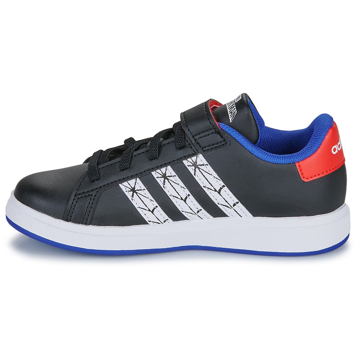 Παιδικό Αθλητικό Παπούτσι για Αγόρι Adidas Grand Court Spiderman Χρώματος Μαύρο JS0742