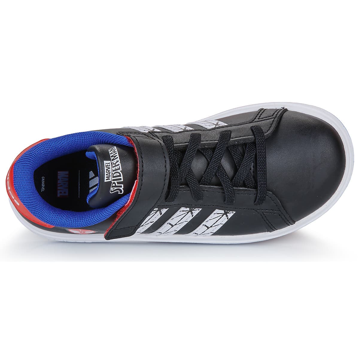 Παιδικό Αθλητικό Παπούτσι για Αγόρι Adidas Grand Court Spiderman Χρώματος Μαύρο JS0742