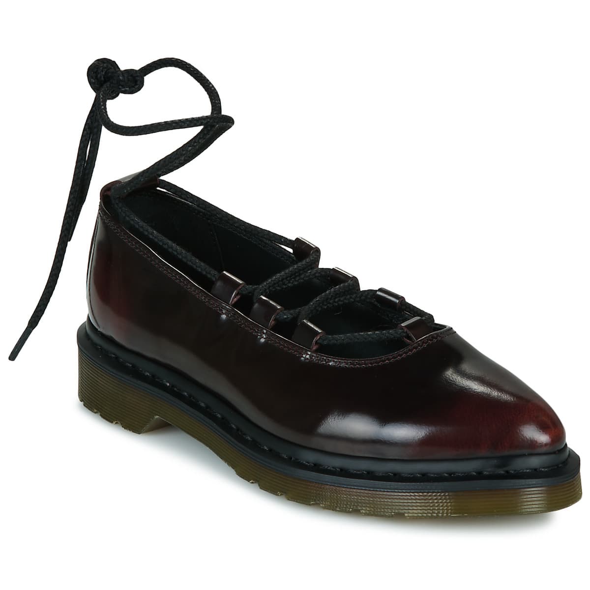 Women's Ballet Flats Dr. Martens Red