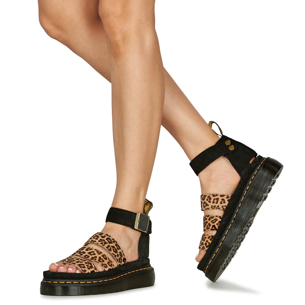 Women's Platforms Dr. Martens Black