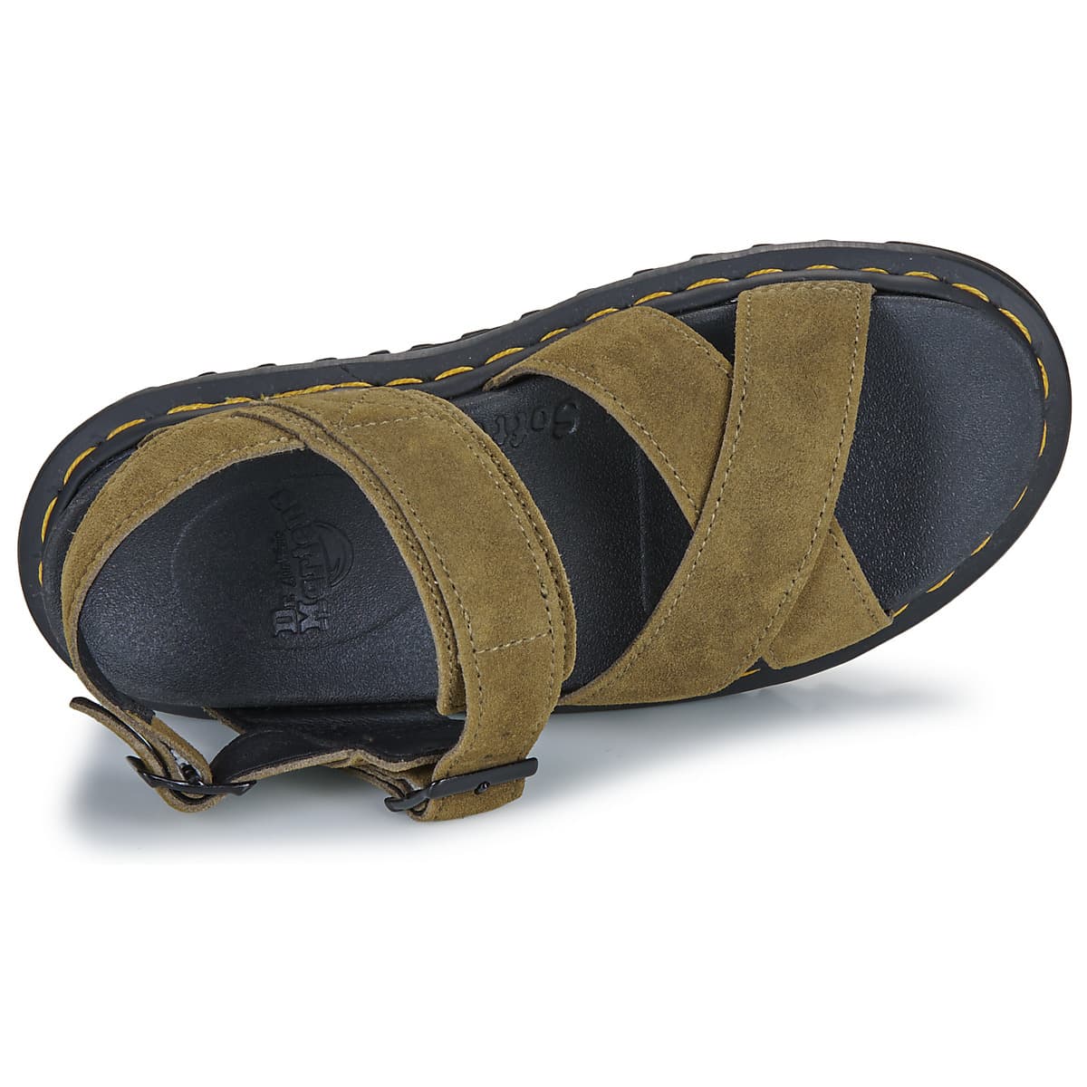 Women's Platforms Dr. Martens Khaki