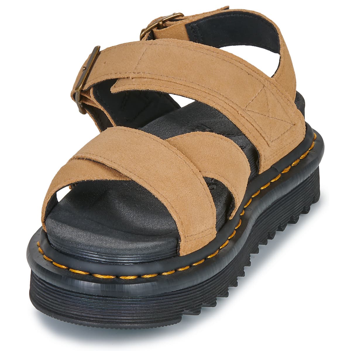 Women's Platforms Dr. Martens Brown