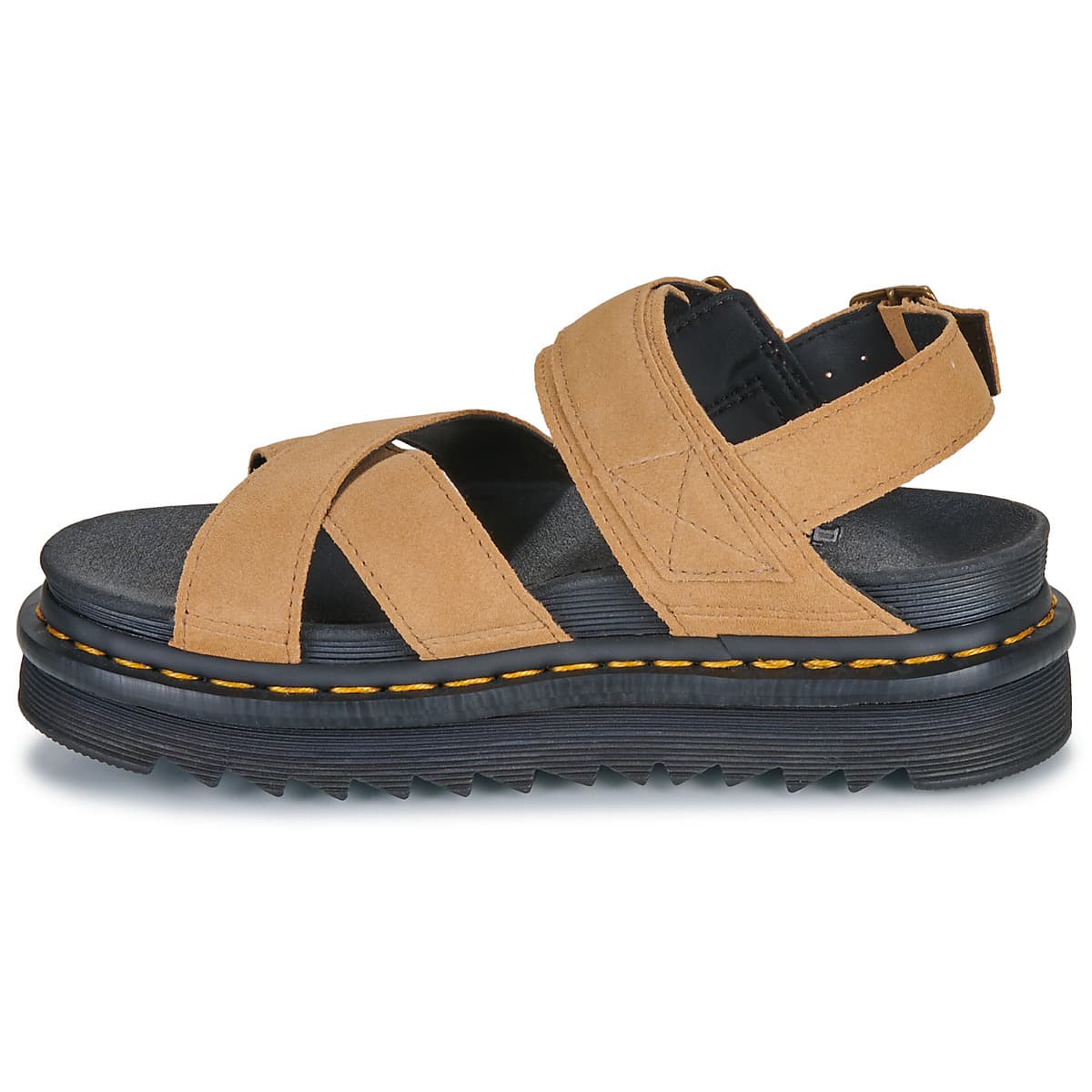 Women's Platforms Dr. Martens Brown