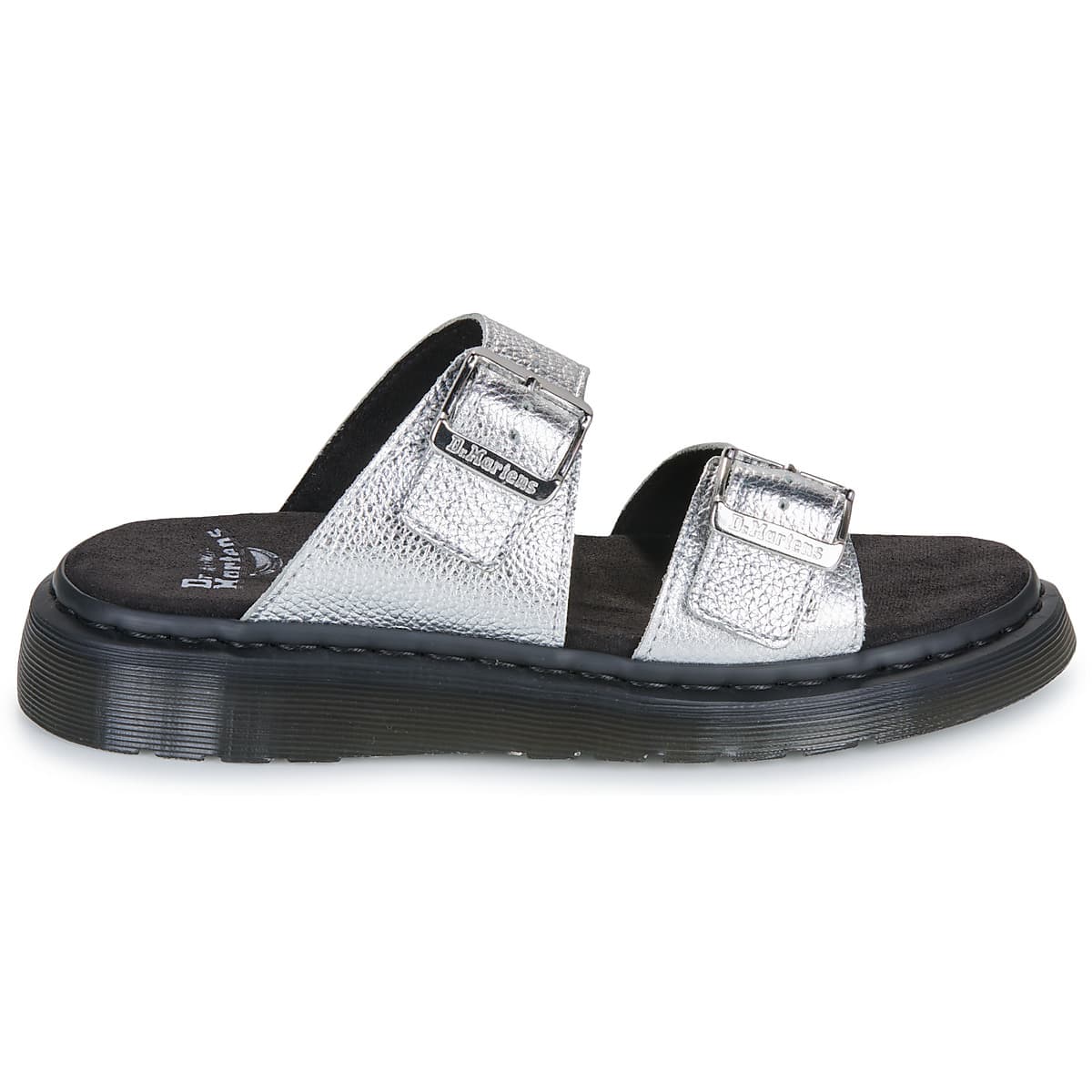 Women's Mules Dr. Martens Silver