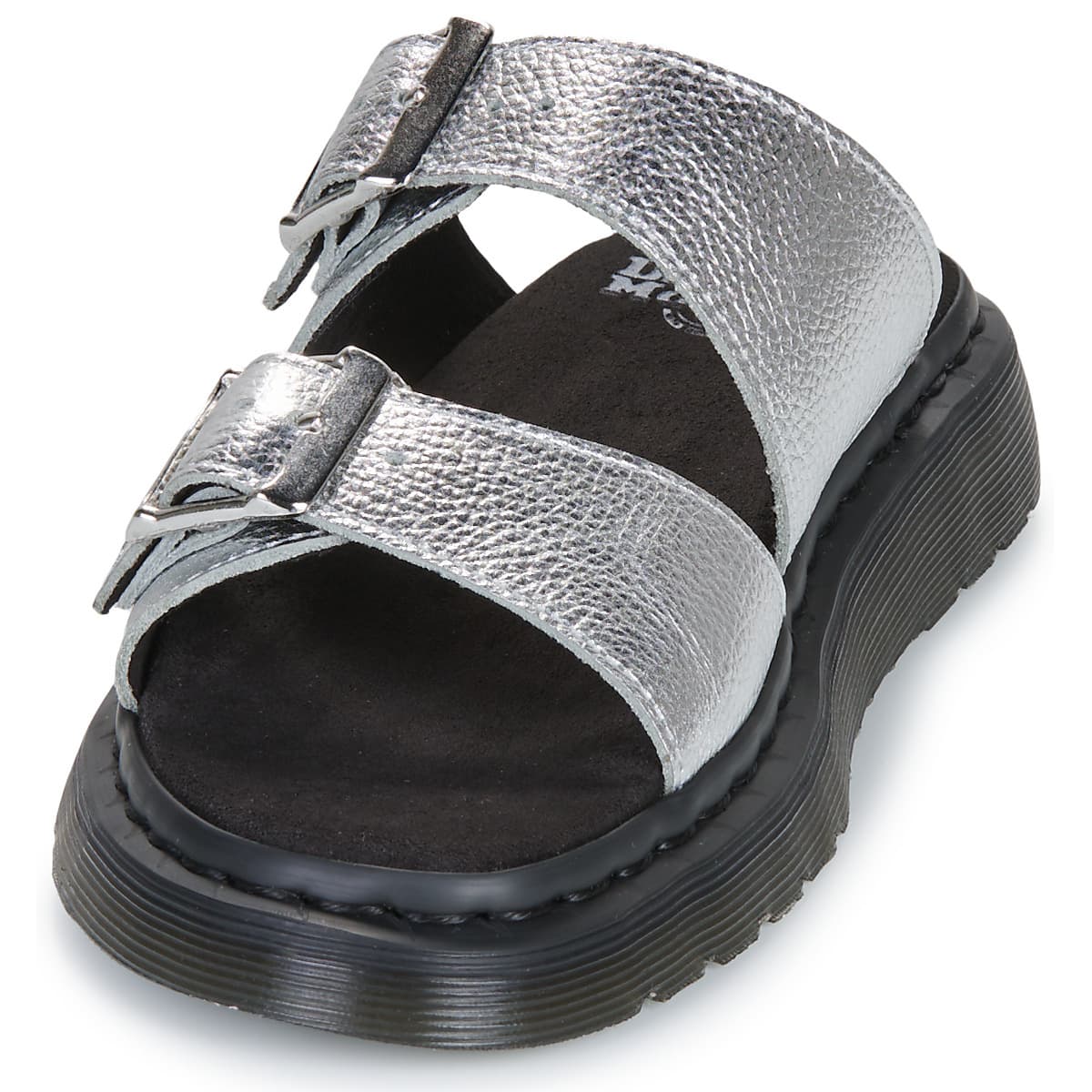 Women's Mules Dr. Martens Silver