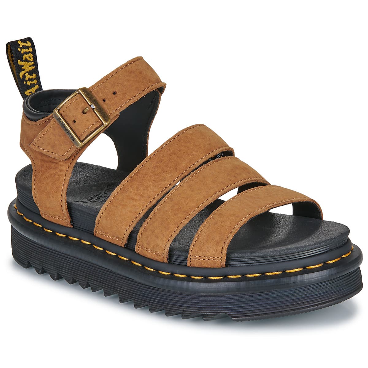 Women's Platforms Dr. Martens Brown