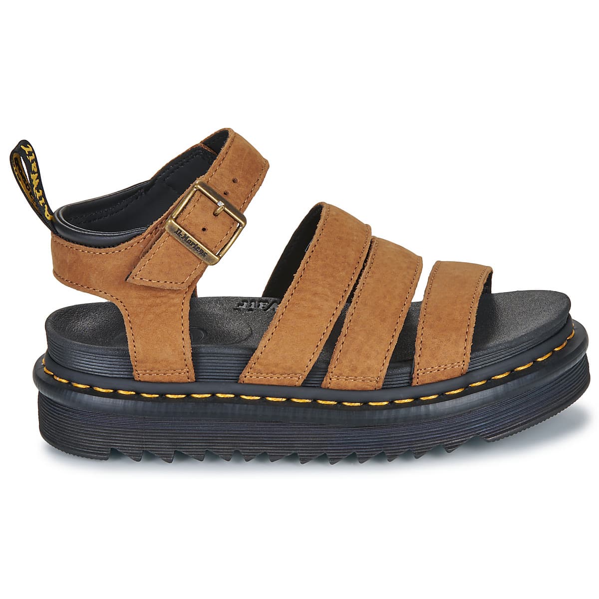 Women's Platforms Dr. Martens Brown