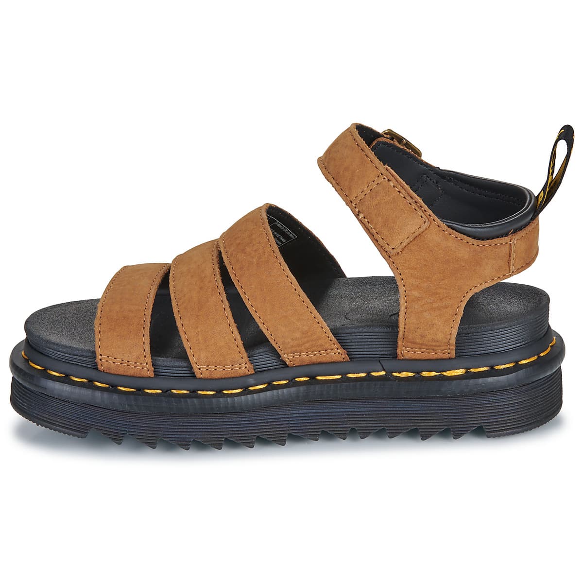 Women's Platforms Dr. Martens Brown