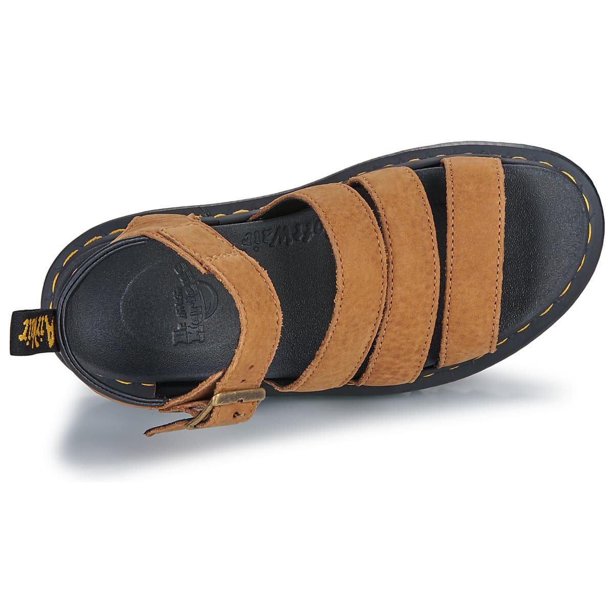 Women's Platforms Dr. Martens Brown