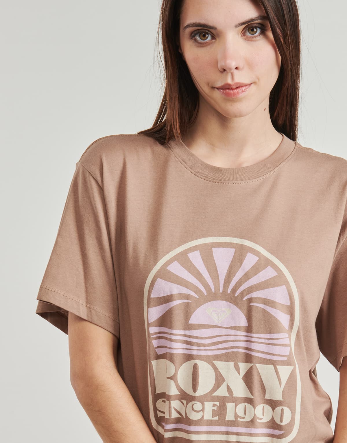 Women's T-Shirts Roxy Khaki