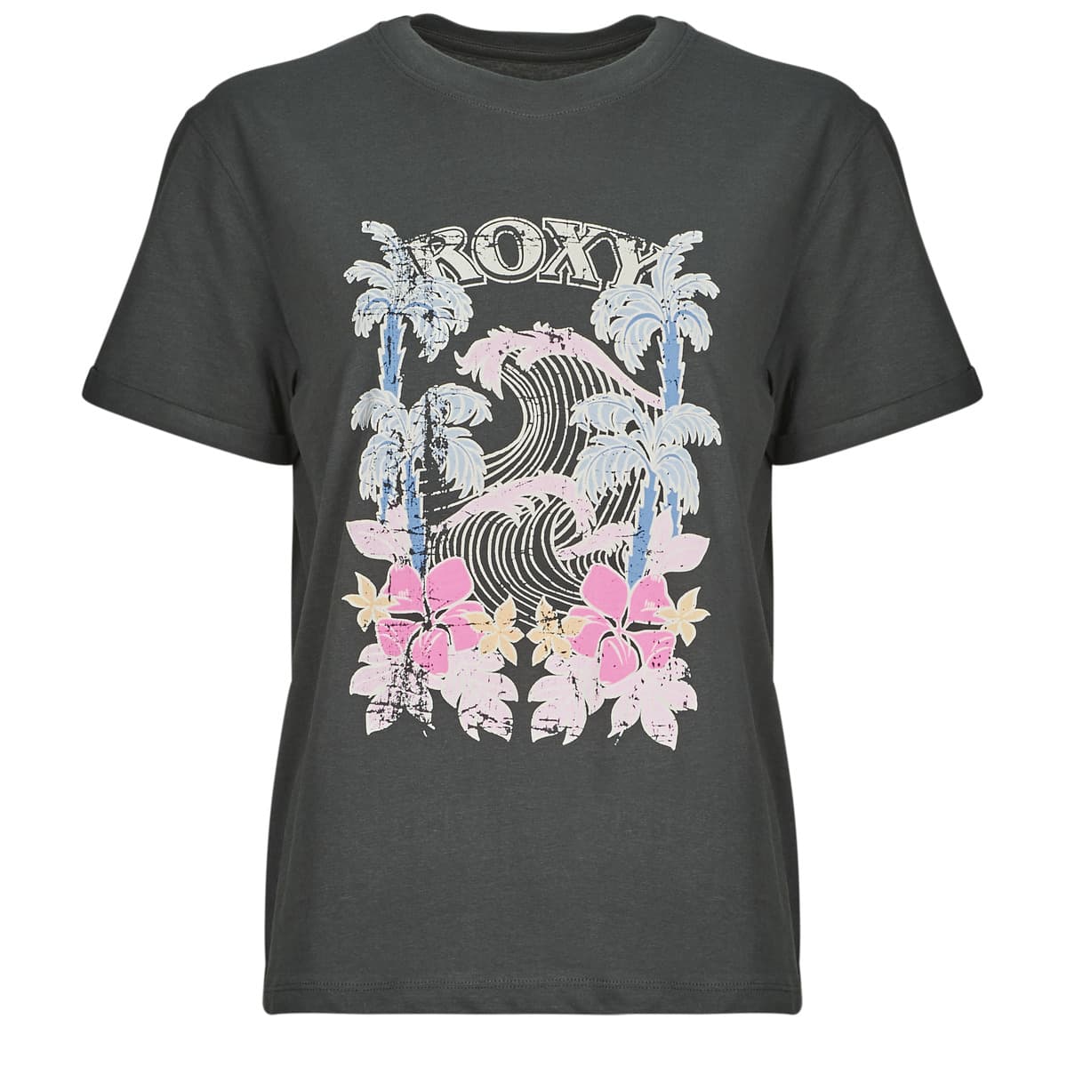 Women's T-Shirts Roxy Black