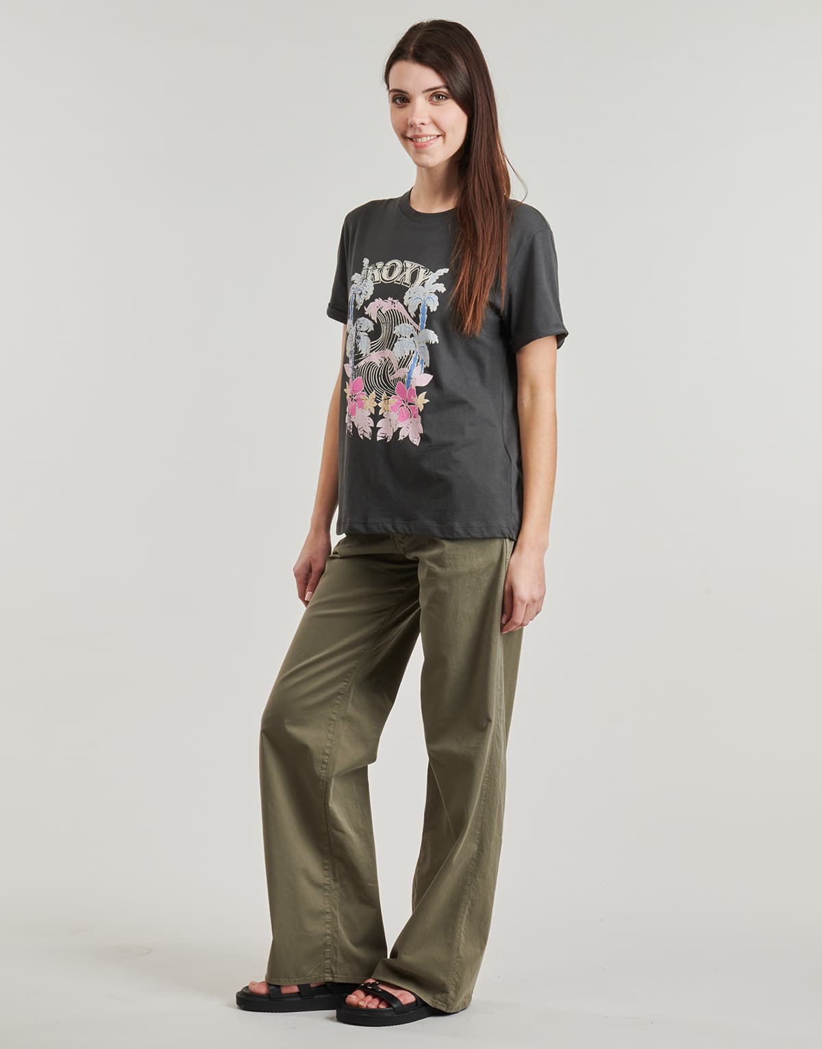 Women's T-Shirts Roxy Black