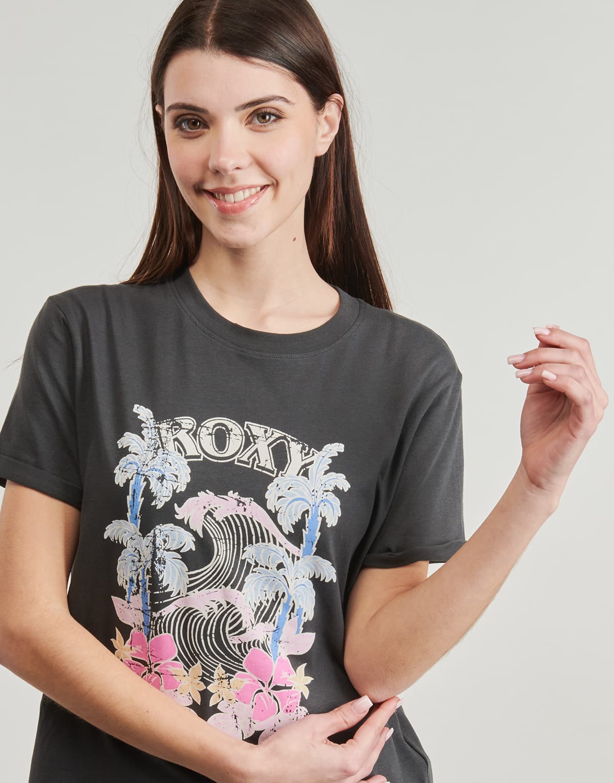 Women's T-Shirts Roxy Black