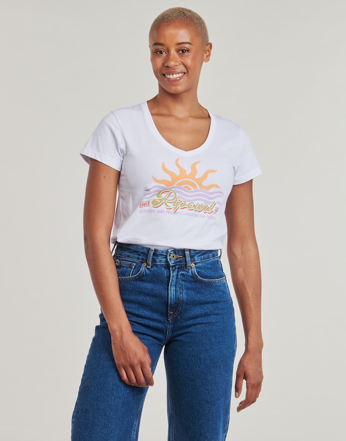 Women's T-Shirts Rip Curl White