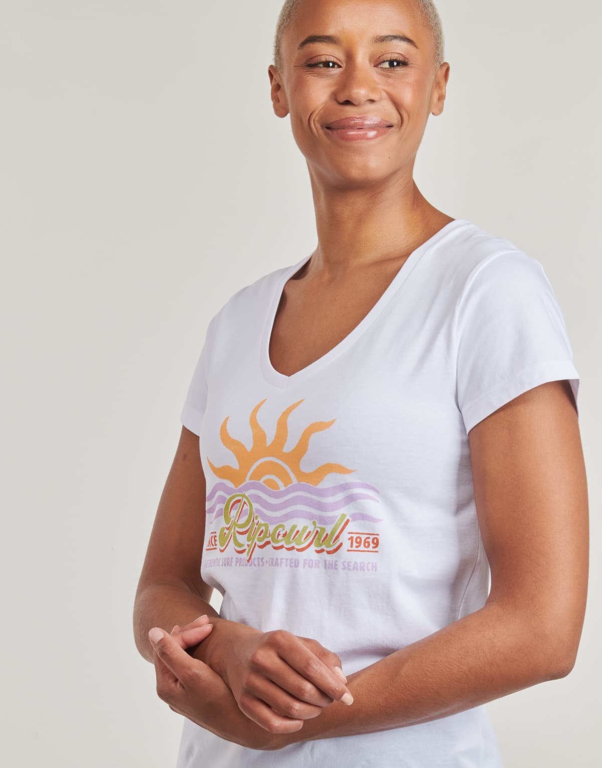 Women's T-Shirts Rip Curl White