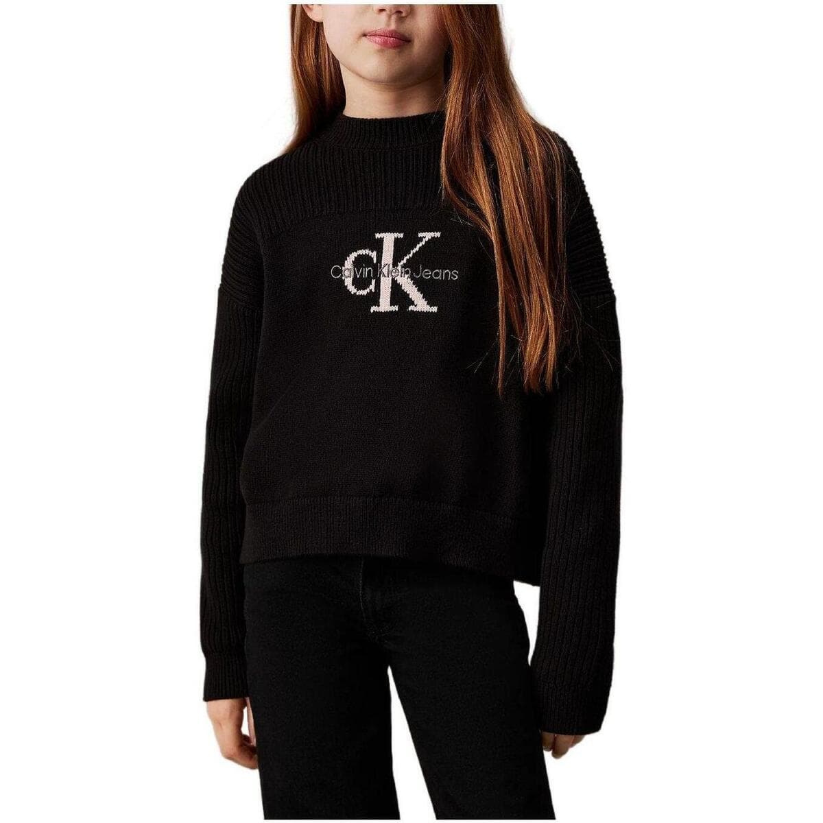 Girls' T-Shirts Calvin Klein Black