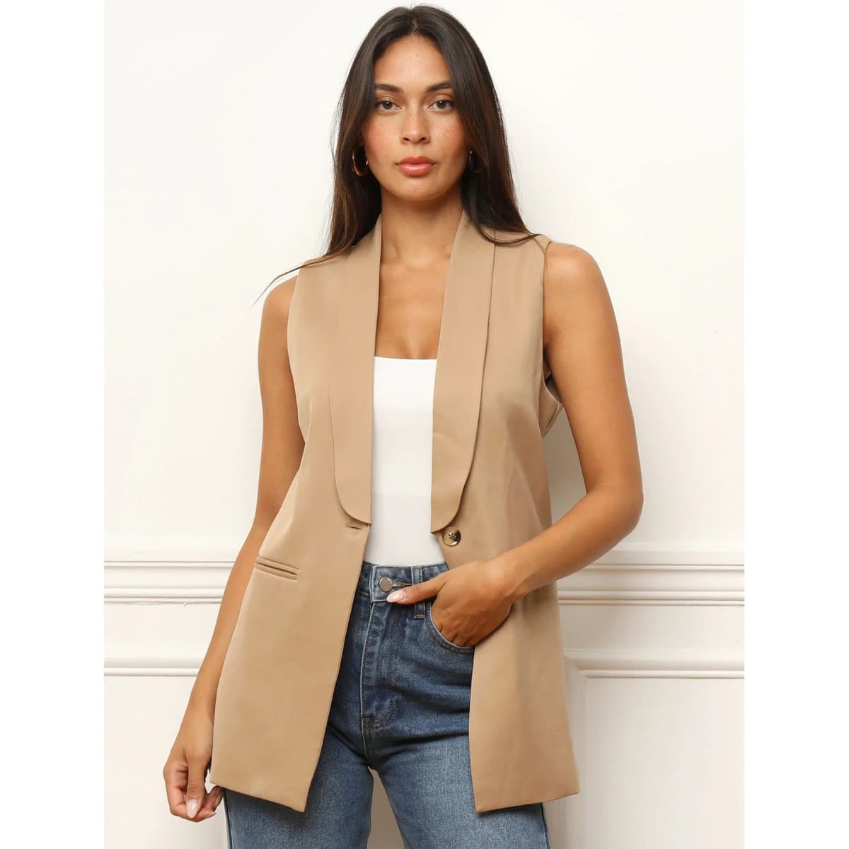 Women's Blazers La Modeuse Brown