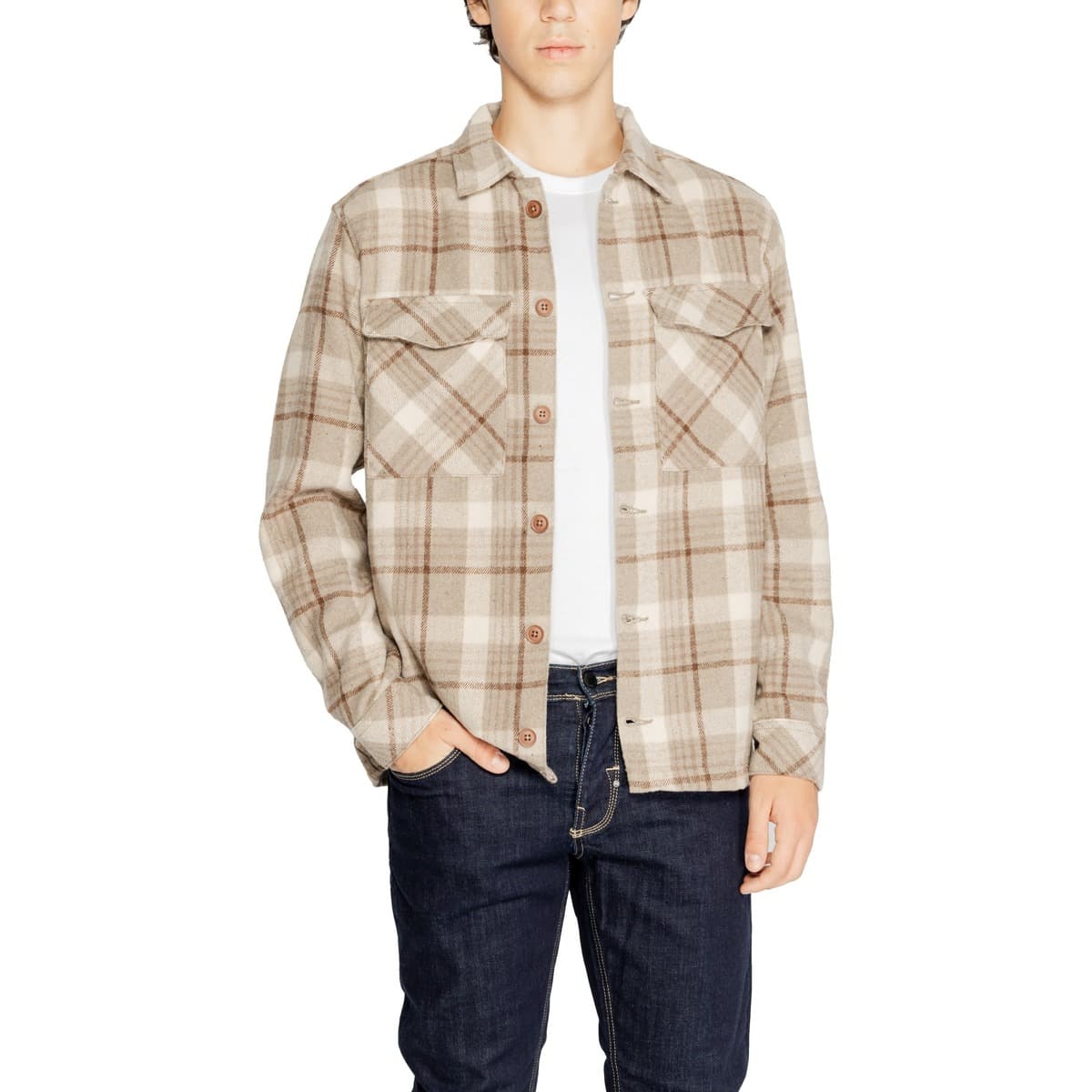 Men's Shirts Hamaki-ho Beige