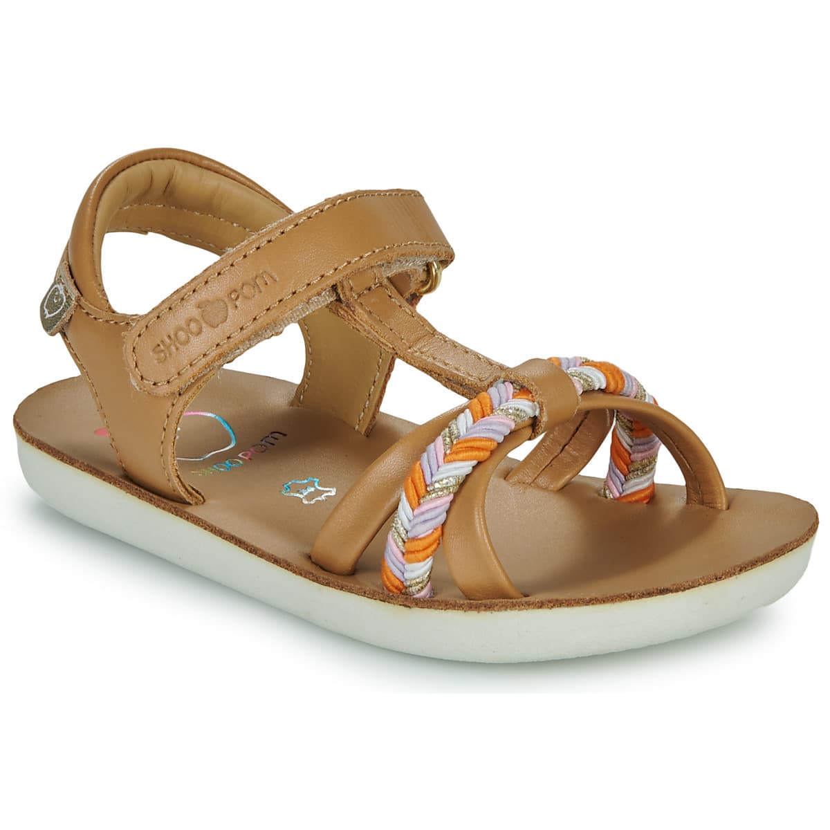 Girls' Sandals Shoo Pom Brown