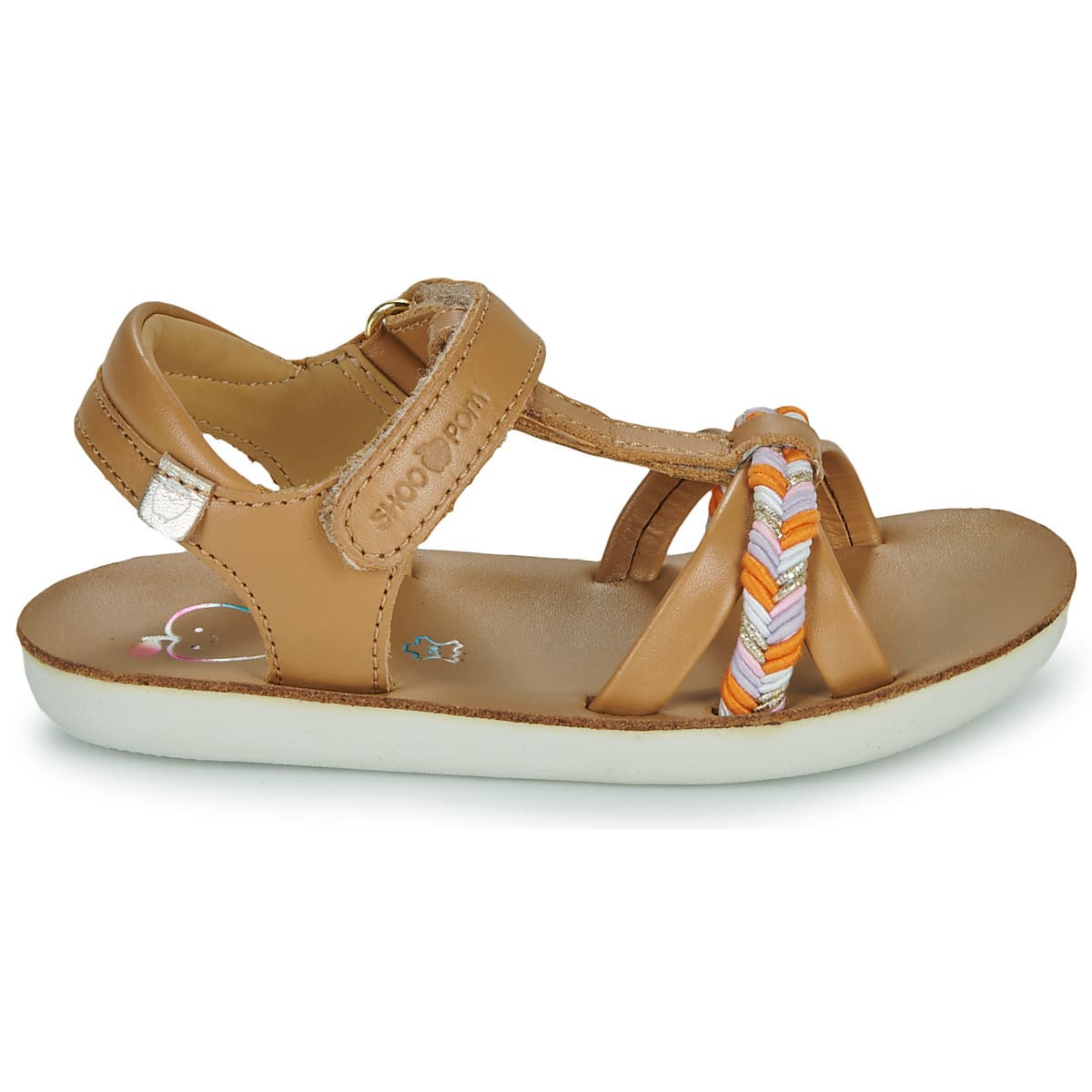 Girls' Sandals Shoo Pom Brown