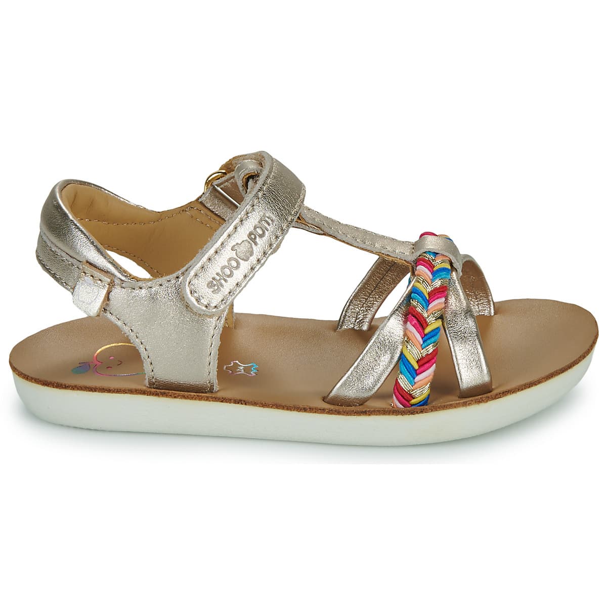 Girls' Sandals Shoo Pom Gold