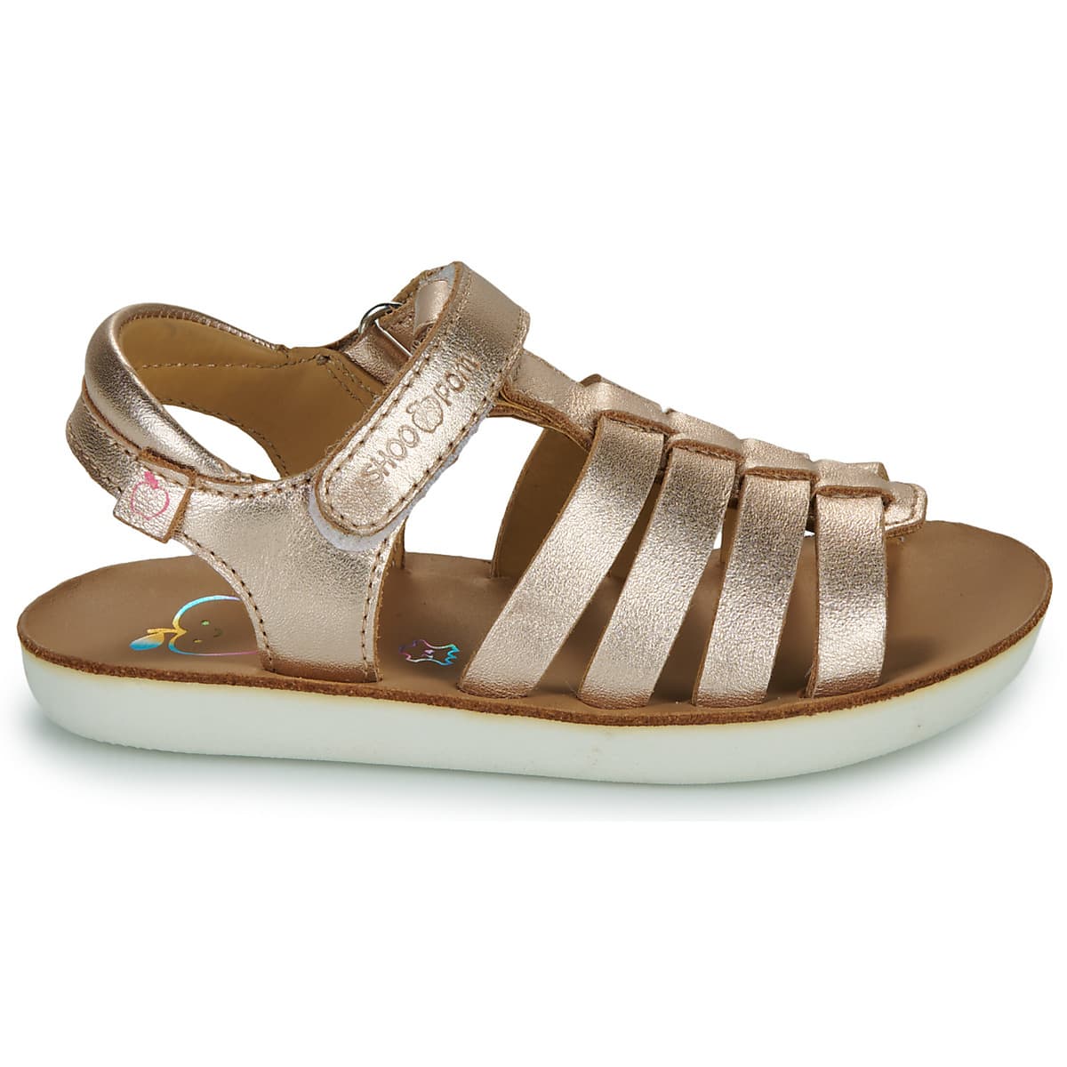 Girls' Sandals Shoo Pom Gold