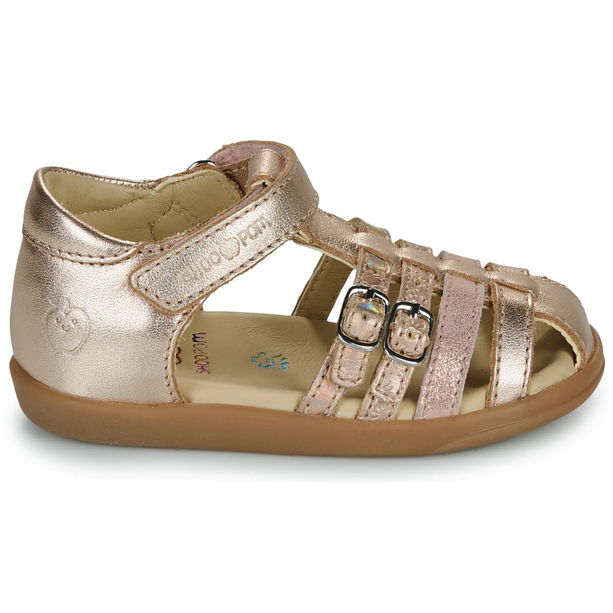 Girls' Sandals Shoo Pom Gold