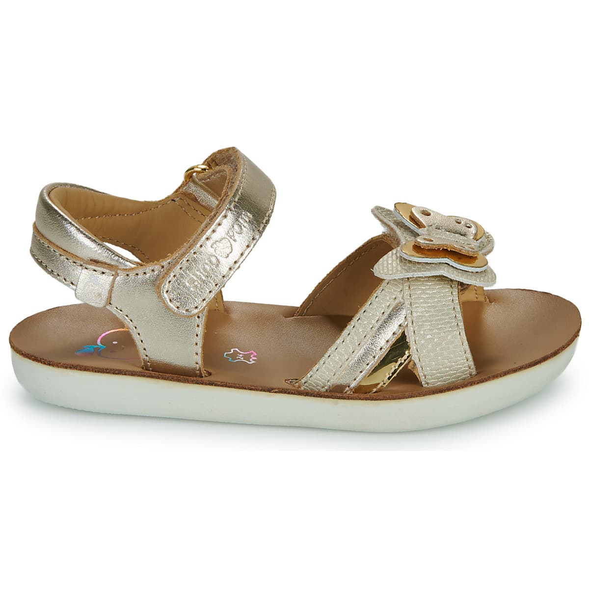 Girls' Sandals Shoo Pom Gold