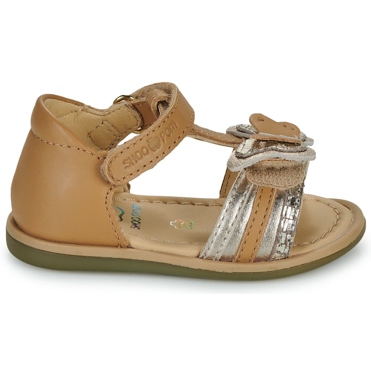 Girls' Sandals Shoo Pom Brown