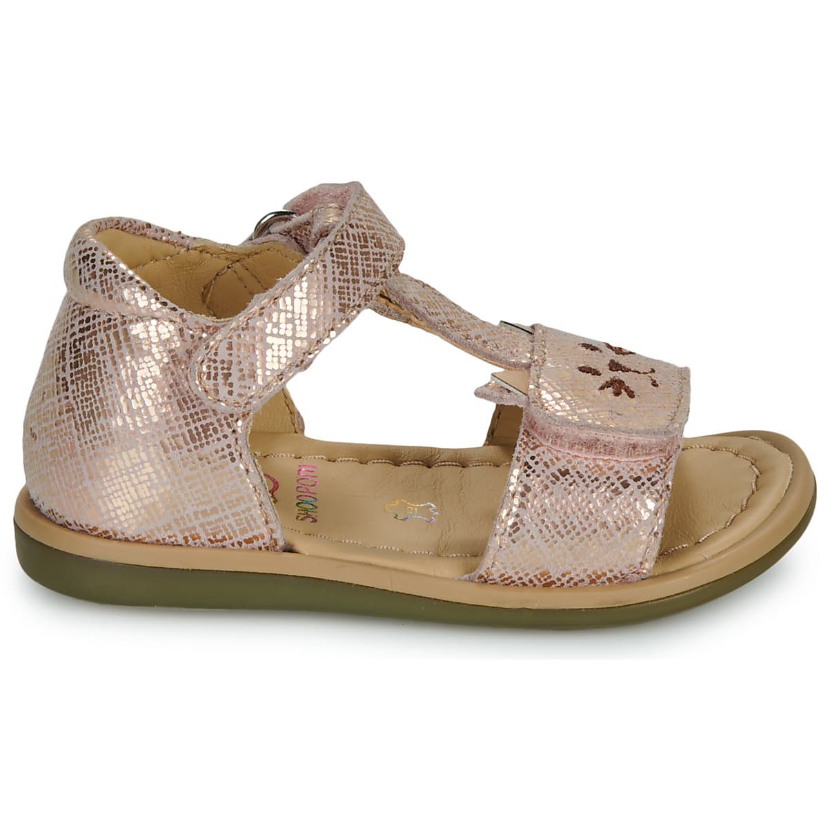 Girls' Sandals Shoo Pom Gold