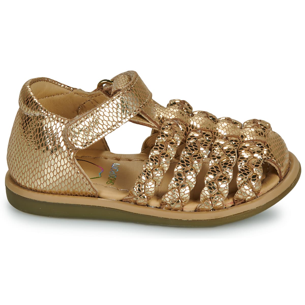Girls' Sandals Shoo Pom Gold