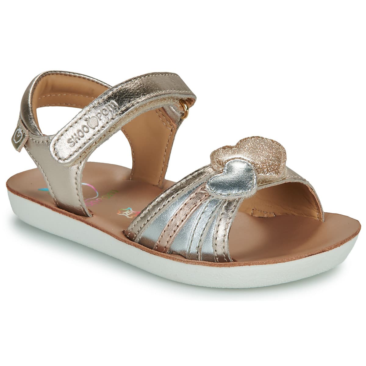 Σανδάλια χωρίς τακούνι Shoo Pom GOA HEART