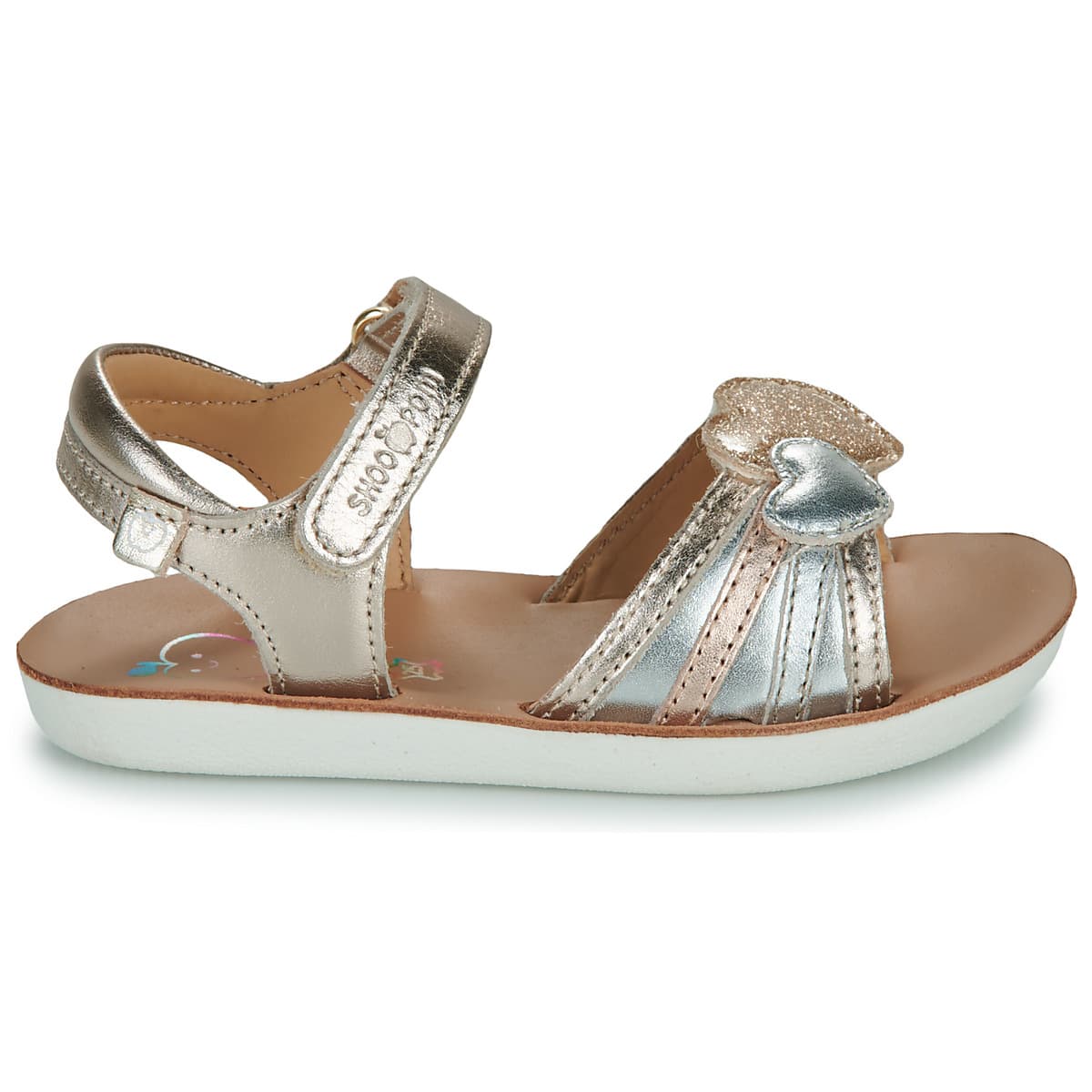 Girls' Sandals Shoo Pom Gold