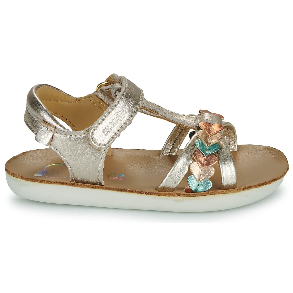 Girls' Sandals Shoo Pom Gold