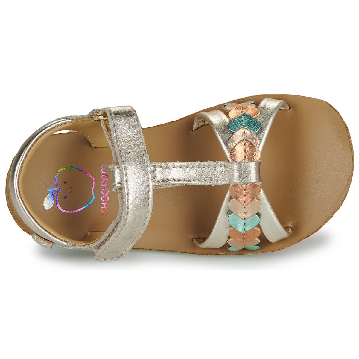 Girls' Sandals Shoo Pom Gold