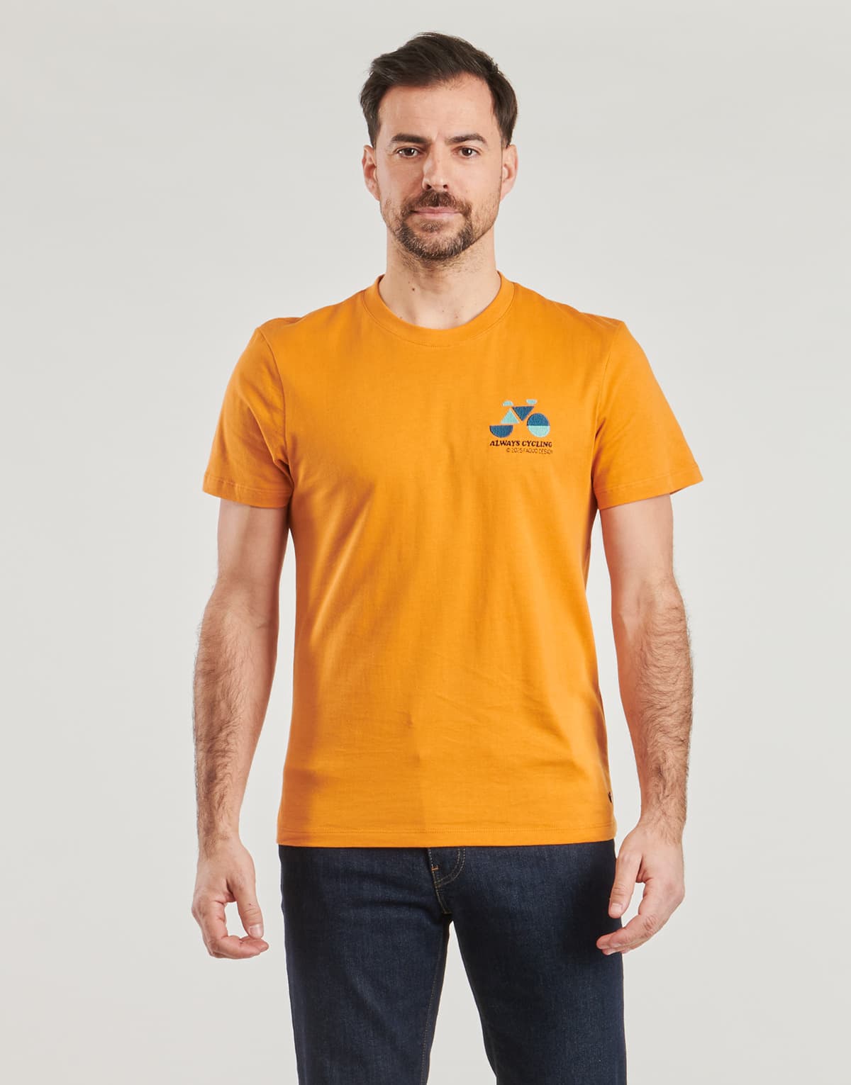 Men's T-Shirts Faguo Orange