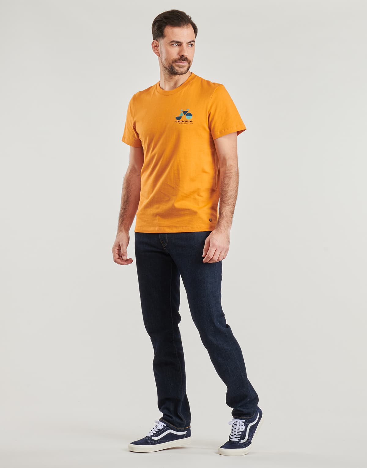 Men's T-Shirts Faguo Orange