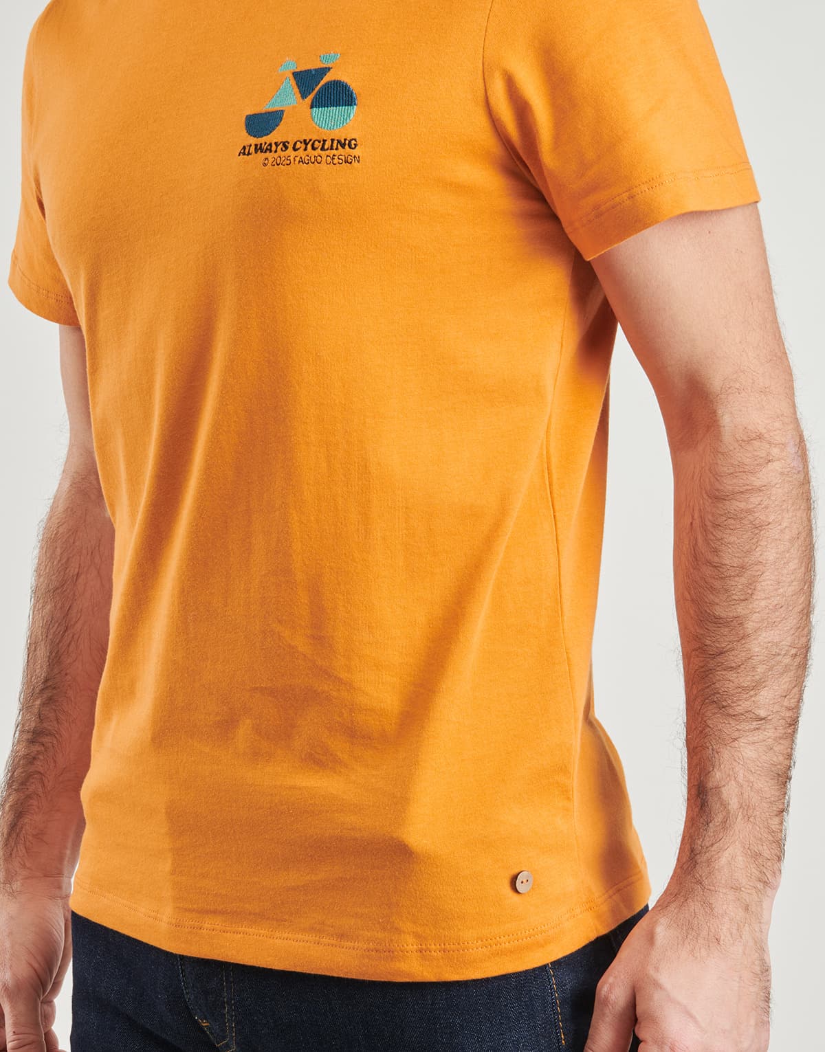 Men's T-Shirts Faguo Orange