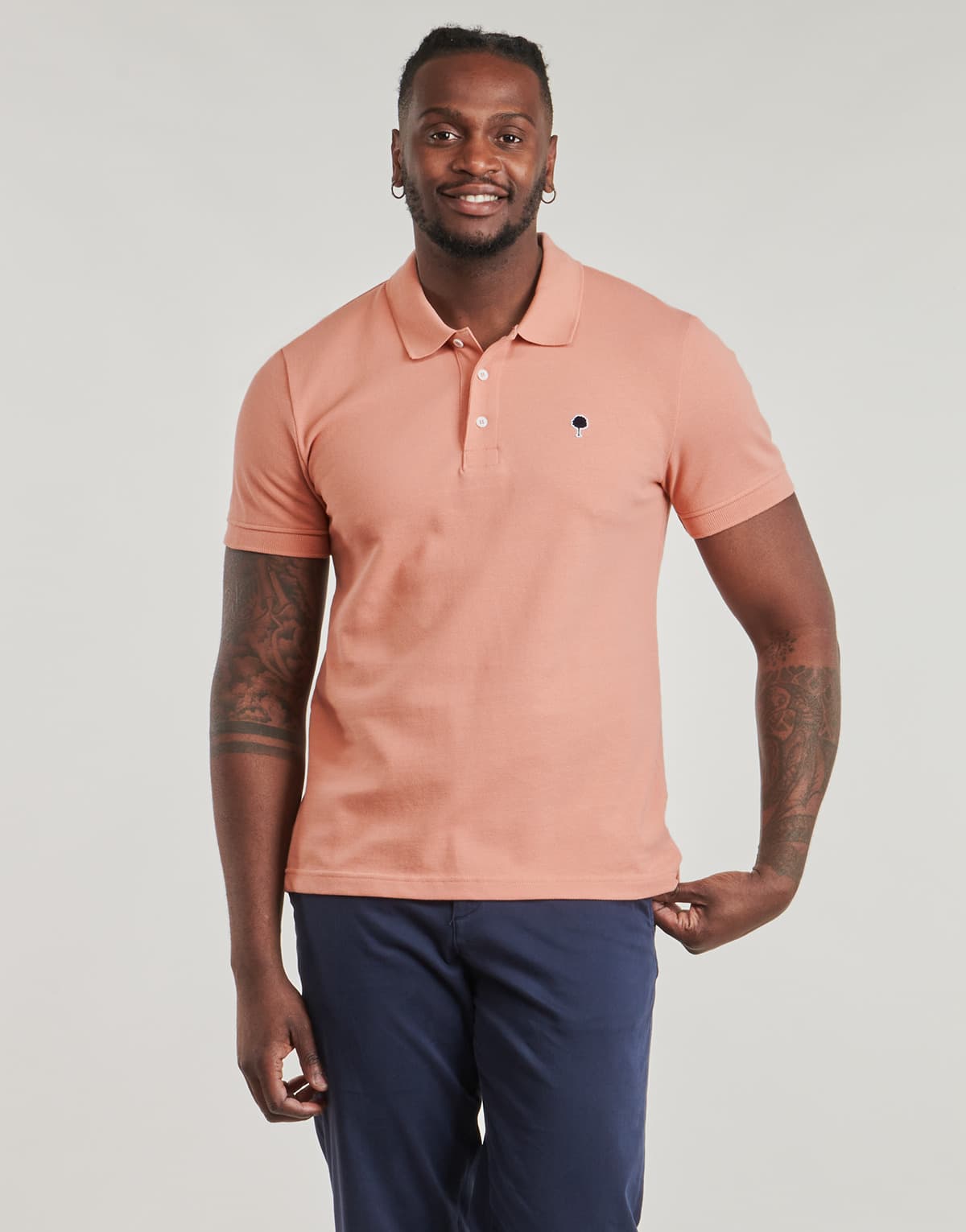 Men's Polo Shirts Faguo Pink