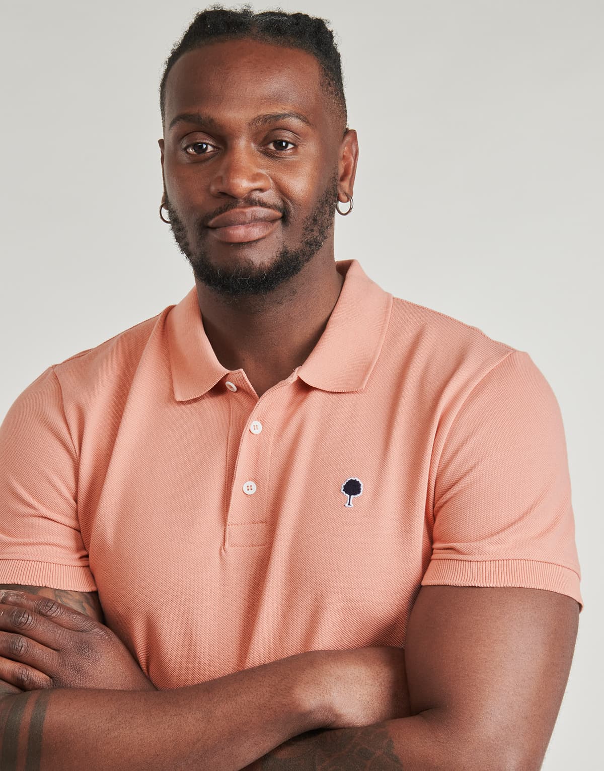 Men's Polo Shirts Faguo Pink