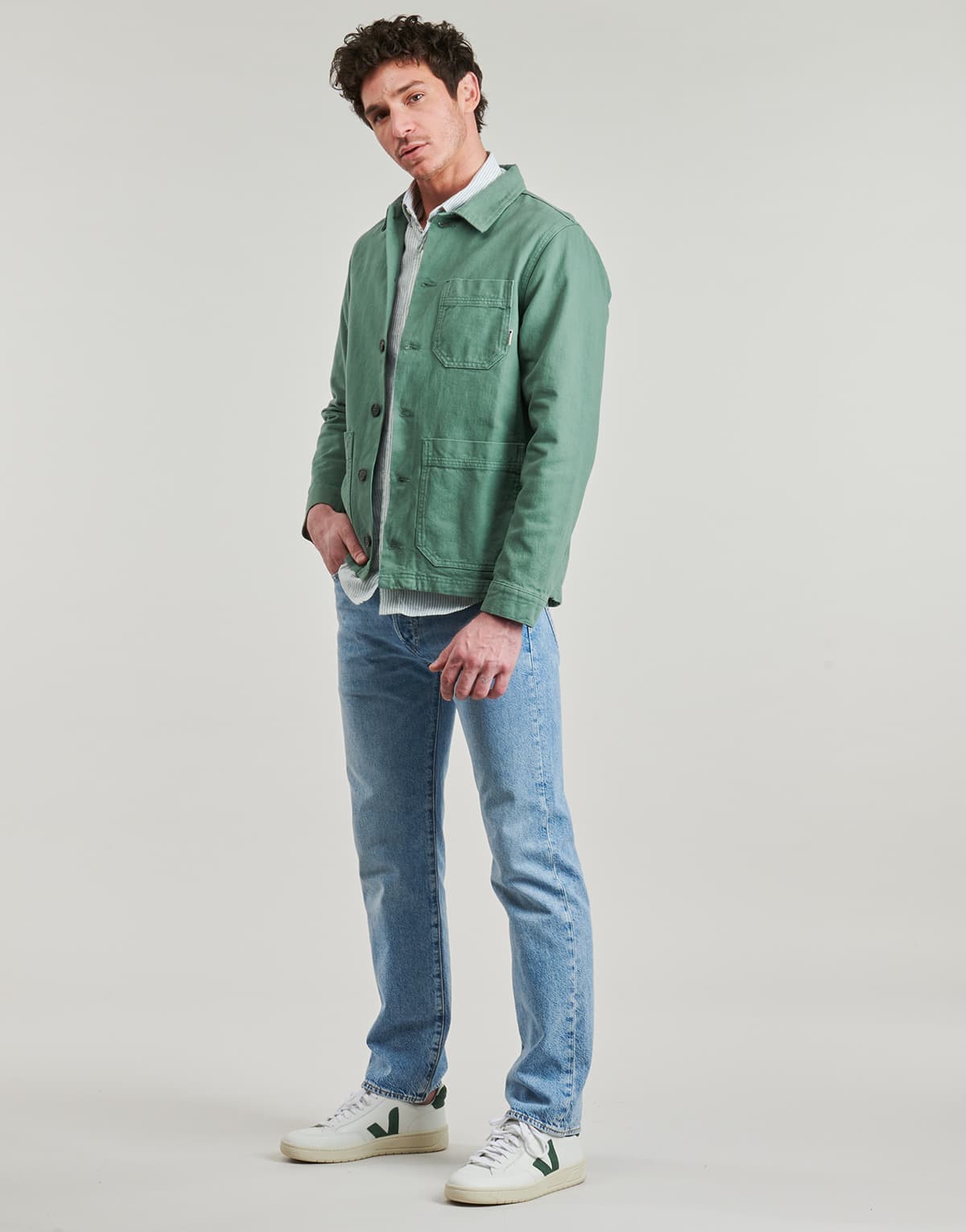 Men's Blazers Faguo Green