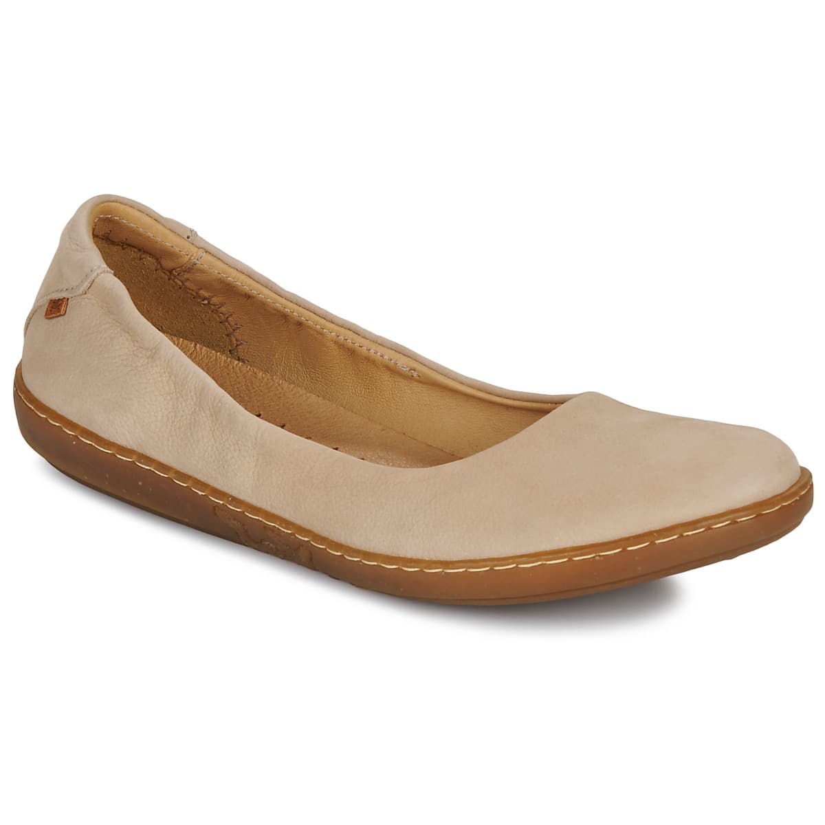 Women's Ballet Flats El Naturalista Brown